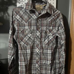Walmart wrangler, medium, multicolor/ plaid